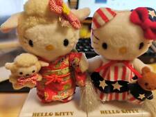 Kitty Plush Figurine Sanrio Shop Point Exchange Rare american flag costume Japan picture