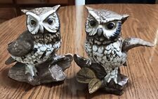Vintage Homco Owls Porcelain Ceramic Figures 5