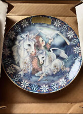 Guardians of the Kingdom Series Unicorn Collector Plates 5 Plates picture