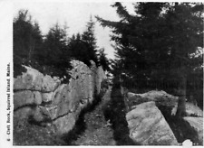 Maine Squirrel Island ME Grand Gorge Cleft Rock Antique Postcard 1905 picture