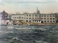 C 1915 Newport Textile Company on River NY DB Antique Postcard picture