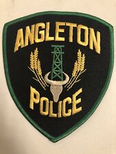 Obsolete Angleton Texas Police Patch picture