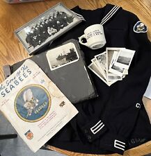 WWII Navy Seabees Grouping uniform 200 photos Etc picture