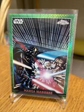 2023 Topps Chrome Star Wars Manga Madness #MM-3 Green Refractor /99 - A New Hope picture