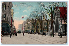 c1910 Montreal Rue Ste. Catherine Ouest (St. Catherine Street West) Postcard picture