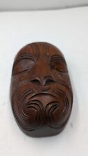 Vintage Maori Wood Carving - Koruru Mask picture