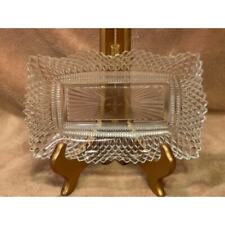 Vintage Cut Crystal Vanity/Decor Shallow Scalloped Edge Dish picture