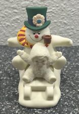 Department 56 Snowbabies Fun with Frosty the Snowman Sledding Figure Christmas picture