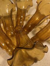 6 Gorgeous Amber Tulip Lamp Shades picture