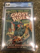 Marvel Spotlight #5 (1972) CGC 5.0 1st App & Origin Johnny Blaze Ghost Rider picture