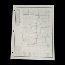 VTG Clark County Map Wisconsin Department of Transportation Highways 1974 Roads picture