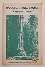 Vintage 1981 AAA Sequoia & Kings Canyon National Parks - Travel Brochure picture