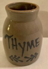 Vintage BBP Pottery Thyme Spice Jar 1993 Excellent picture