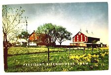 President Eisenhower's Farm Postcard picture