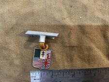 ORIGINAL WWII FREE FRENCH ALLIED FLAGS PIN picture