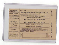 Compagnie Du Chemin De Fer Du Benguela RR Ticket Angola picture