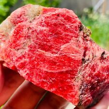 178g Large Natural Pink Red Rhodonite Quartz Crystal Gemstone Rough Specimen picture