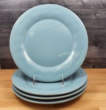 Cucina Agave Blue by Rachael Ray Set of 4 Dinner Plate 10 1/2