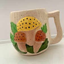 Vintage Mushroom Mug | Retro Kitschy Colorful Ceramic Mushroom Coffee / Tea Cup picture