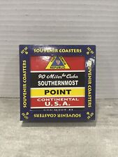Southernmost Point Key West Conch Republic  Cork Coaster 6Pc New  picture