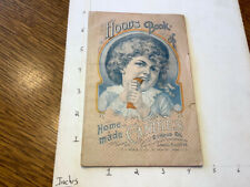 Original Vintage: 1898 HOOD's BOOK of HOMEMADE CANDIES; 16pgs picture