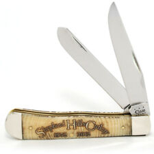 CASE XX POCKET KNIFE SHC 40 YEAR ANNIVERSARY 1972-2012 NATURAL BONE TRAPPER picture