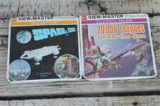 ~~VINTAGE PAIR OF VIEW MASTER REELS 20,000 LEAGUES UNDER THE SEA & SPACE 1999~~ picture
