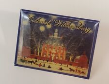 Colonial Williamsburg Virginia Collectible Souvenir Picture Pin Winter Scene picture