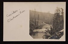 R.P.P.C. of a Water Break Over the Clackamas River. Estacada, Oregon. 1910's picture