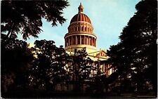 California State Capitol Golden Dome CA Postcard VTG UNP Plastichrome Vintage picture
