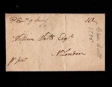 1795 Prince Edward, VA Stampless Folded Letter - Charles Scott to William Watts  picture