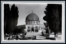 DOME OF THE ROCK Vintage RPPC Photo Postcard c1950s Photo Leon Jerusalem picture