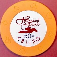 50¢ Casino Chip. Hollywood Park, Inglewood, CA. O97. picture