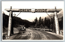 RPPC Vintage Postcard - Great Divide Entering Yoho National Park Alberta Canada picture
