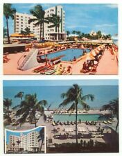 Miami Beach FL The Belmar Hotel Lot of 2 Vintage Postcards Florida picture