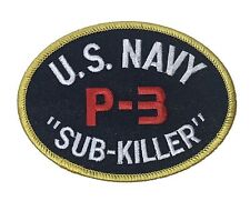 U.S. Navy P-3 Sub Killer Patch – Plastic Backing picture