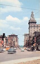 Youngstown OH Ohio West Federal Street Main Street Downtown Vtg Postcard A6 picture