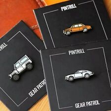 ⚡RARE⚡ PINTRILL x GEAR PATROL SET OF 3 CAR PINS *BRAND NEW* LIMITED EDITION  🚘 picture