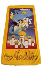 Disney Aladdin Beach Towel by Franco Vintage 90's MINT CONDITION  picture