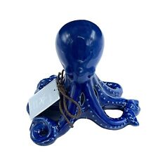 Octopus Figurine w Tentacles Ceramic Marine Life GC Coastal Scented Ocean Breeze picture