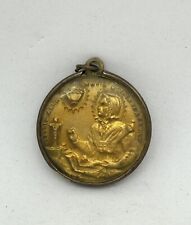 Antique 1920s Blessed Anna Maria Mother Of Family Medal Holy Trinity Catholic picture