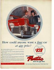 1941 Pontiac Torpedo De Luxe Six Red Business Coupe art Vintage Print Ad picture