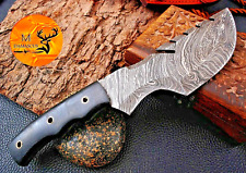 TRACKER CUSTOM MADE HAND FORGE DAMASCUS STEEL HUNTING SURVIVAL KNIFE  1822 picture