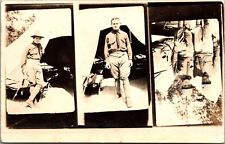 c1914 RPPC Postcard WWI Era US Soldier From New York Multi View JB5 picture