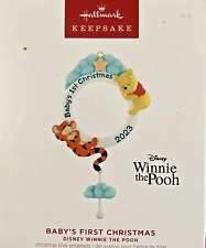 Hallmark Keepsake Ornament 2023 “Baby's First Christmas” Disney Winnie The Pooh picture