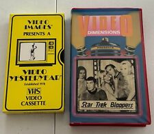 Star Trek Bloopers & Rare Footage VHS x2 - 1966-68 - Outtakes, Flubbed Lines picture