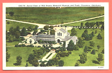 WILL ROGERS MEMORIAL MUSEUM AND TOMB, CLAREMORE, OKLA. - 1950 Linen Postcard picture