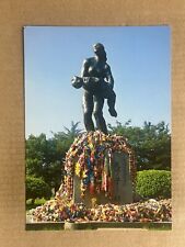 Postcard Hiroshima Japan Atomic Bomb Monument Student Teacher Statue Japanese picture