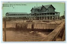c1910 Keansburg Hotel and Dancing Pavilion New Jersey NJ Posted Postcard picture