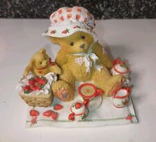 Vtg Cherished Teddies Thelma Cozy Tea For Two Figurine 156302, 1995 picture